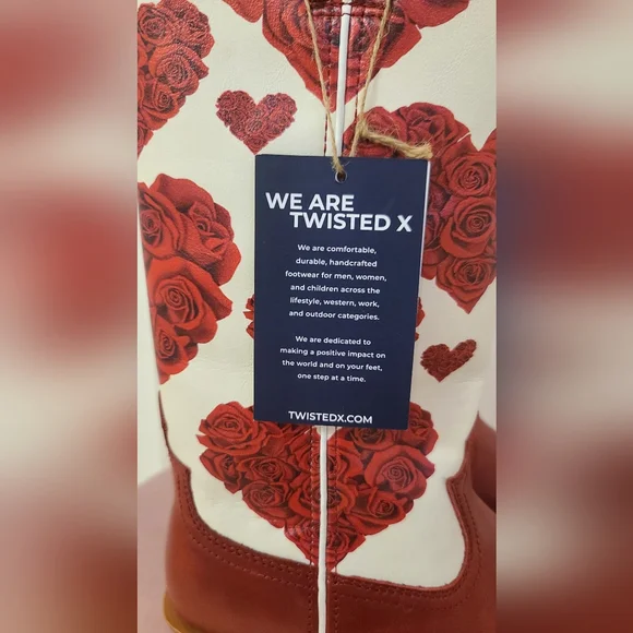 Olivia Benett×Twisted X Rose Cowboy Boots for Women - Picture 8 of 11